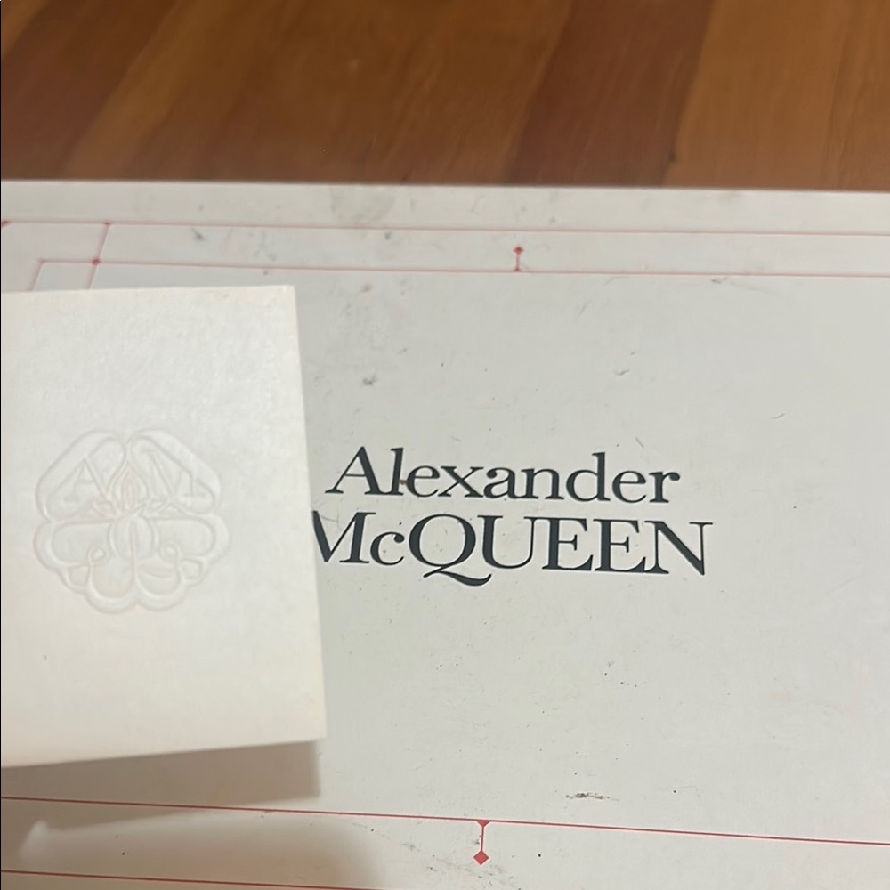 Alexander McQueen White Oversized Sneakers - Picture 4 of 6